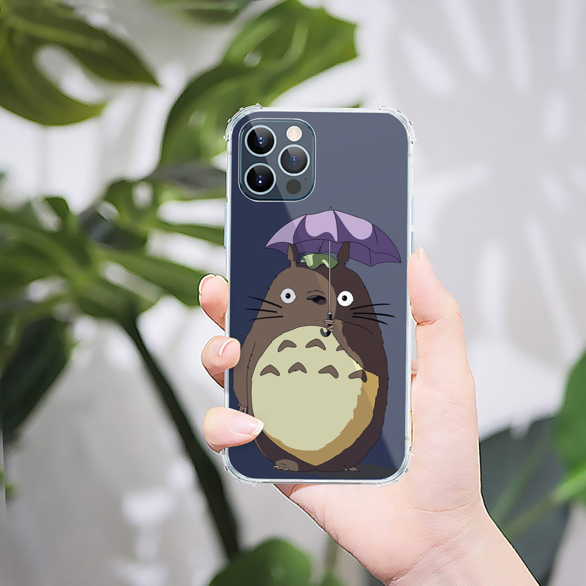 （画像用） となりのトトロ 草壁メイ 草壁サツキ My Neighbor Totoro Satsuki Kusakabe Mei Kusakabe 【iPhone 12シリーズ対応】透明スマホケース（クリアソフトケース）